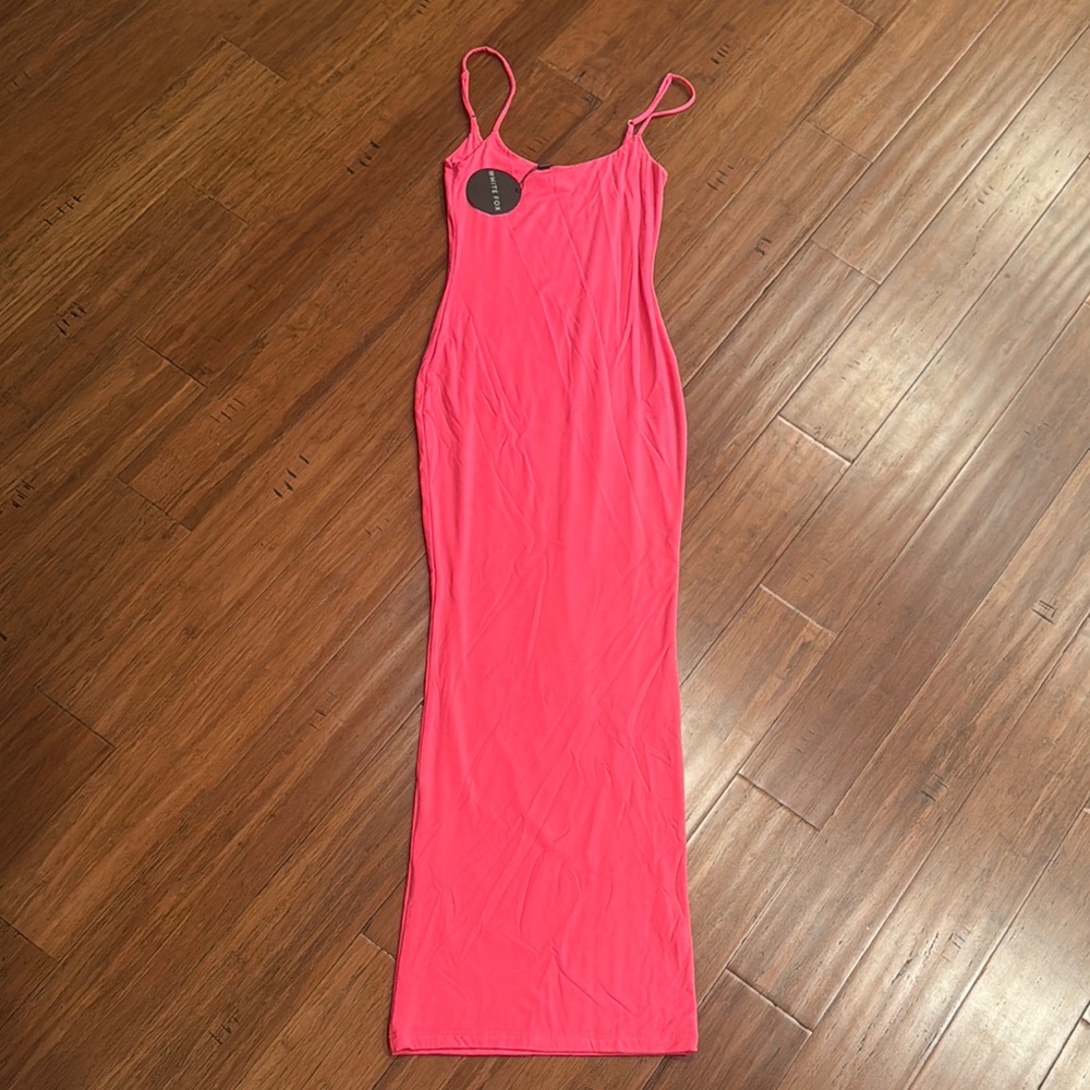 Vibrant Pink Maxi Dress